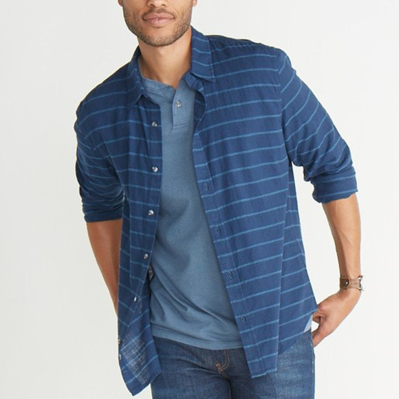 MARINE LAYER - Nathan Button Down (DEEP INDIGO) - Picture 2 of 8